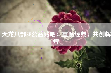 天龙八部SF公益贴吧：重温经典，共创辉煌