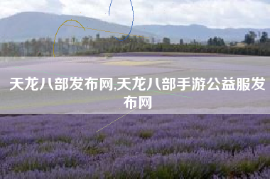 天龙八部发布网,天龙八部手游公益服发布网