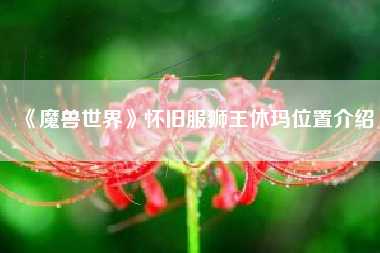 《魔兽世界》怀旧服狮王休玛位置介绍