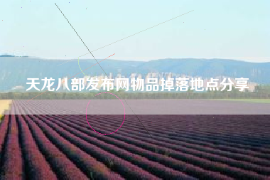 天龙八部发布网物品掉落地点分享