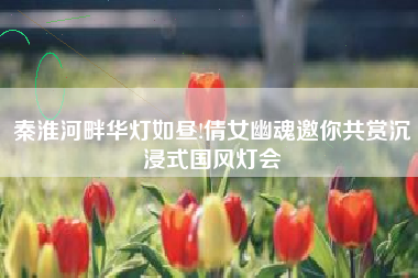 秦淮河畔华灯如昼!倩女幽魂邀你共赏沉浸式国风灯会