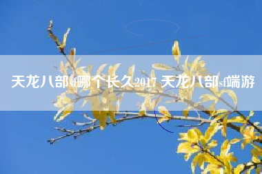 天龙八部sf哪个长久2017 天龙八部sf端游