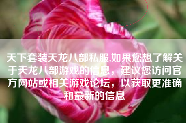 天下套装天龙八部私服,如果您想了解关于天龙八部游戏的信息，建议您访问官方网站或相关游戏论坛，以获取更准确和最新的信息