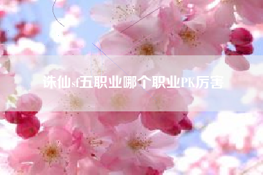 诛仙sf五职业哪个职业PK厉害