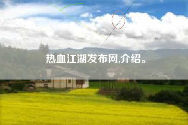 热血江湖发布网,介绍。
