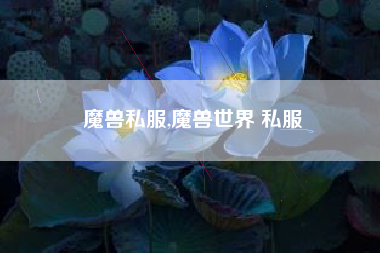 魔兽私服,魔兽世界 私服