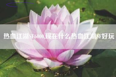 热血江湖SF6000,现在什么热血江湖SF好玩