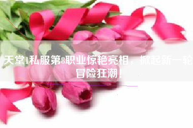 天堂1私服第8职业惊艳亮相，掀起新一轮冒险狂潮！