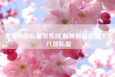 天龙八部私服发布网,有没有最新的天龙八部私服