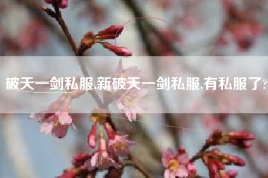 破天一剑私服,新破天一剑私服,有私服了?