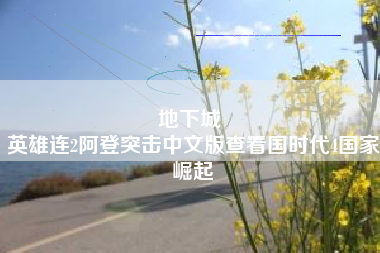 地下城 
英雄连2阿登突击中文版查看国时代4国家崛起